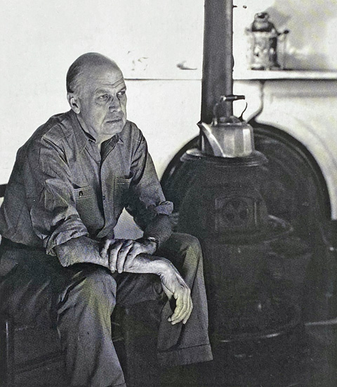 Photo by George Platt Lynes, Edward Hopper, 1950 Archives of American Art